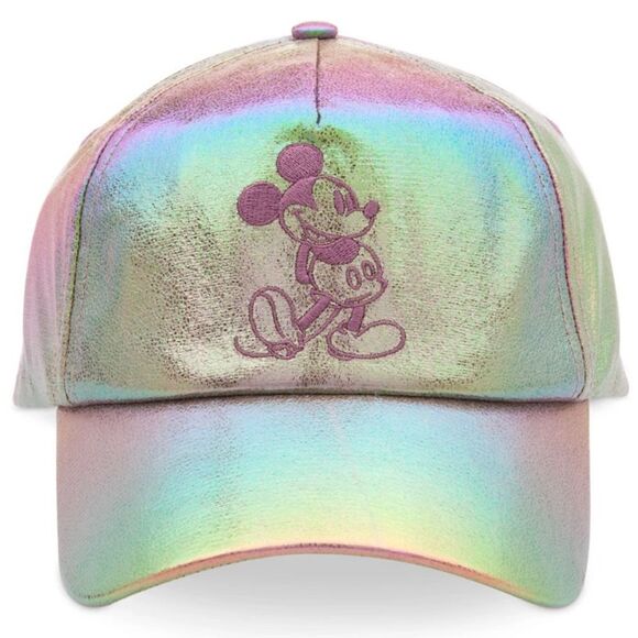 Mickey Mouse EARidescent Disney Parks Baseball Cap Hat OS NWT - Picture 1 of 3